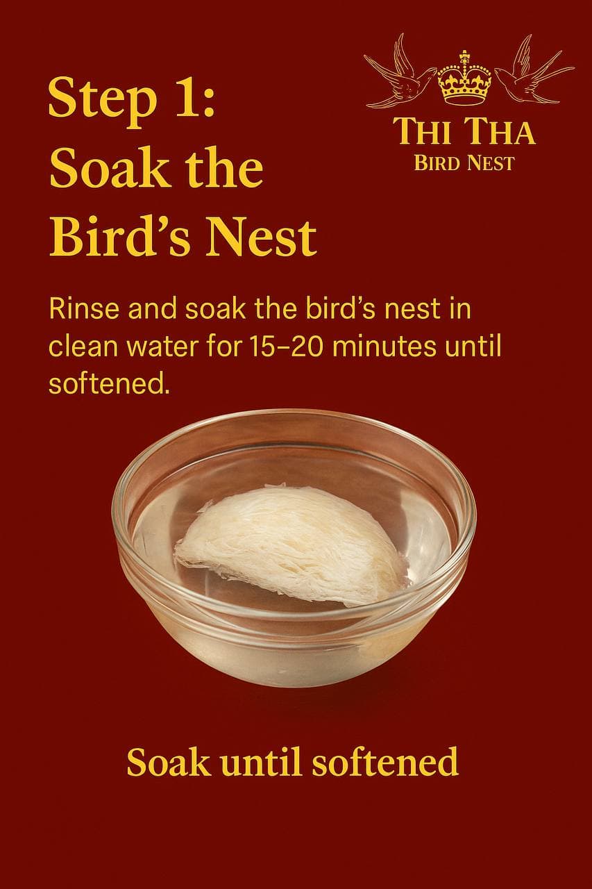 Soak the Bird's Nest Before Steaming