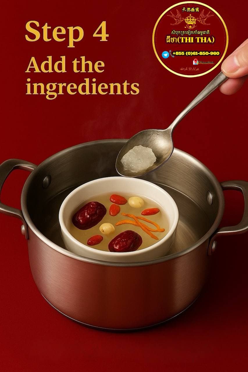 Stir Well to Allow the Bird's Nest to Fully Expand